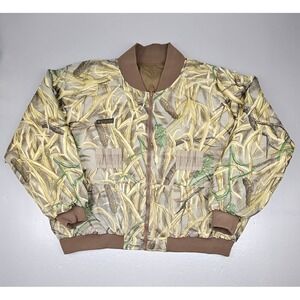 Columbia Duck Camo Jacket Mens 3XL. Reversible‎ Bomber Hunting.